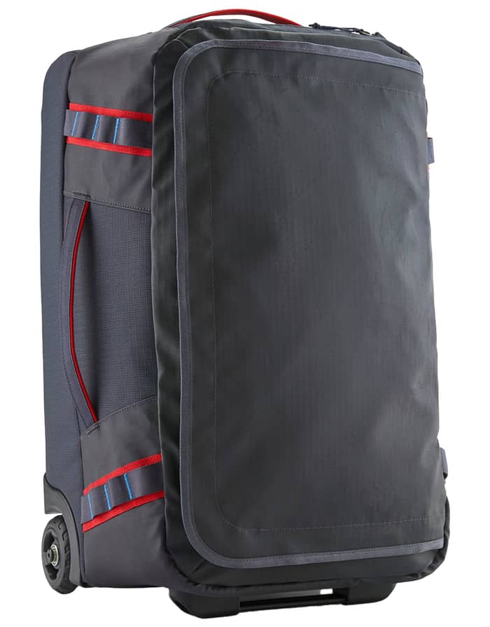 Black Hole Wheeled Duffel 40L Smolder Blue w/Amanita Red