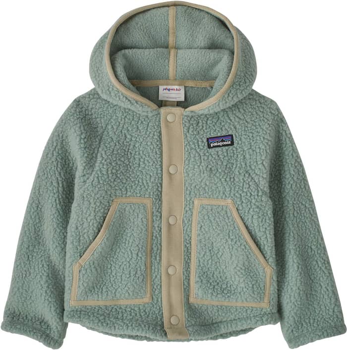 Baby Retro Pile Jkt Cover Green