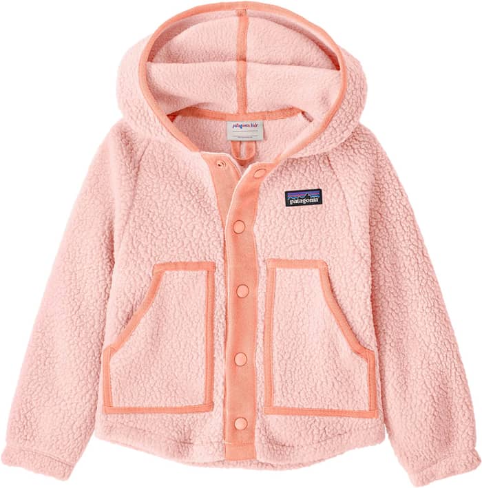 Baby Retro Pile Jkt Pink Frost
