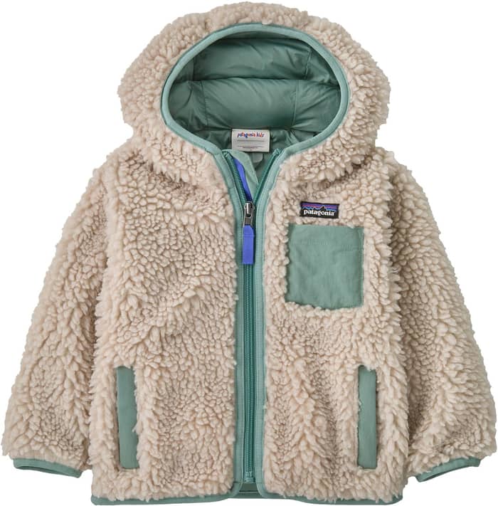 Baby Retro-X Hoody Natural w/Cover Green
