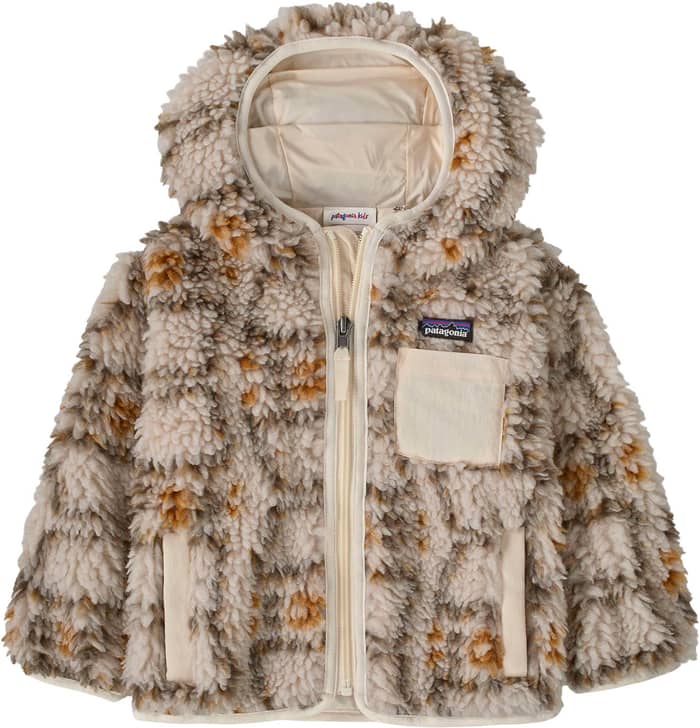 Baby Retro-X Hoody Natural w/Sunlit Pink