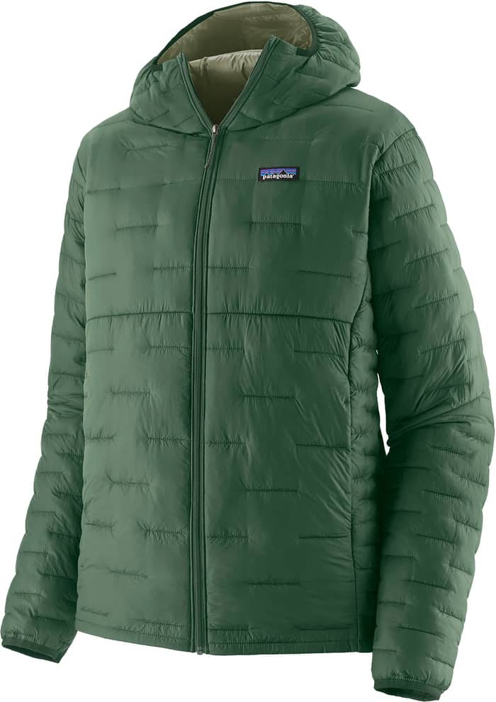 M's Micro Puff Hoody Canopy Green