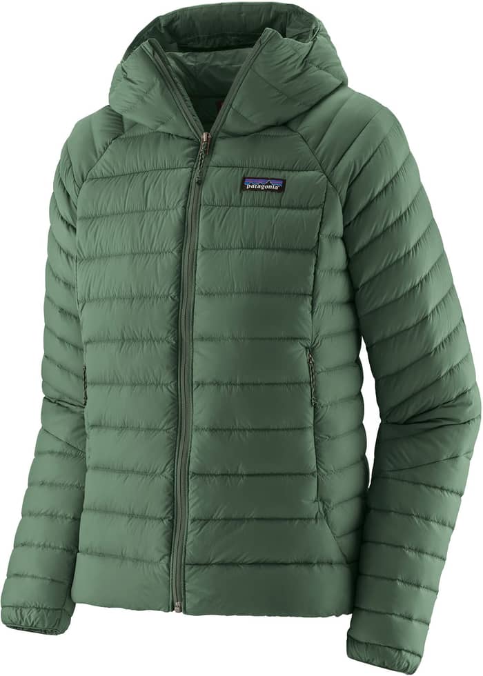 W's Down Sweater Hoody Canopy Green