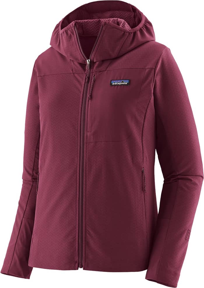 W's R1 CrossStrata Hoody Berry Fig