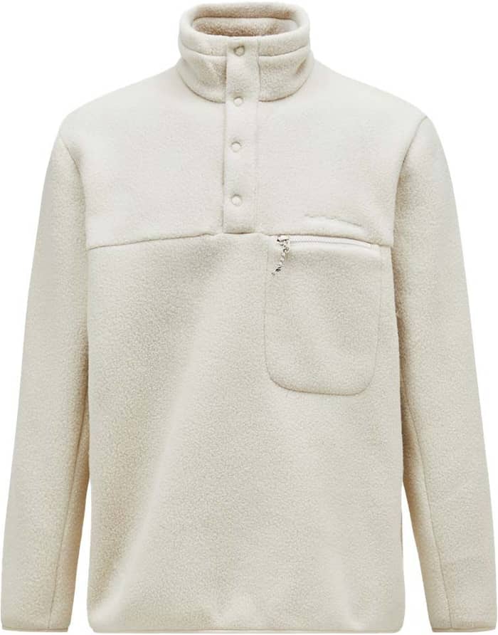 Fleece Snap T-Neck Sand Fog