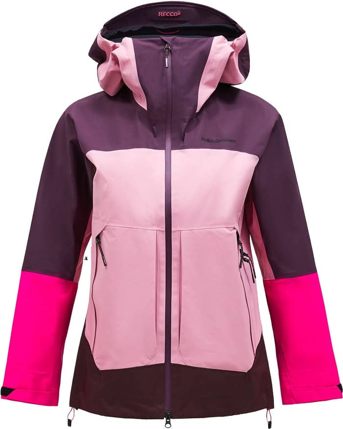 W Vislight Gore-Tex C-Knit Jkt Mystic Purple Bitter Root Desert Plum