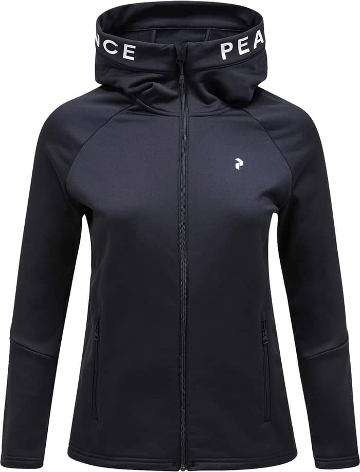 W Rider Zip Hood Black