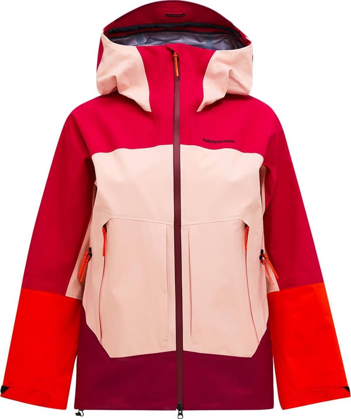 W Vislight Gore-Tex C-Knit 3L Jacket Tech Burgundy Peach Fuzz