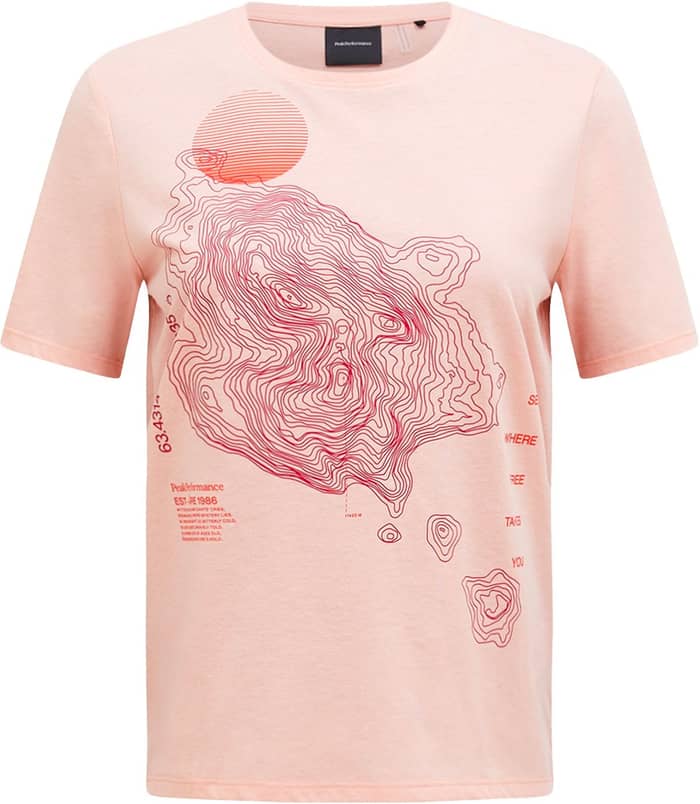 W Explore Graphic Tee Peach Fuzz