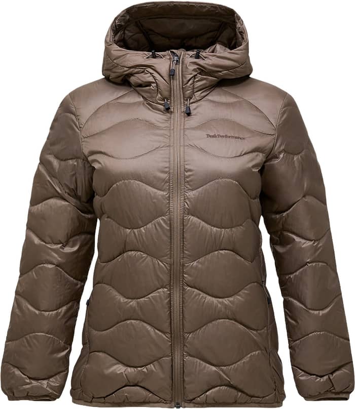 W Helium Down Hood Jacket Terrain Tan