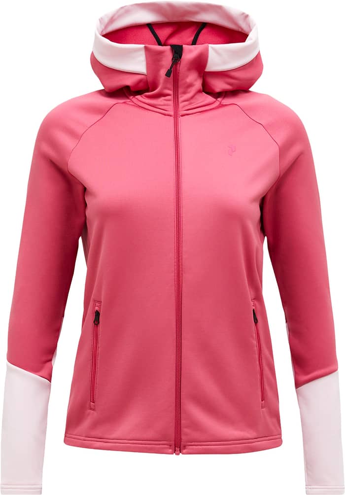W Rider Essentials Zip Hoodie Mountain Blush Frosted Blossom