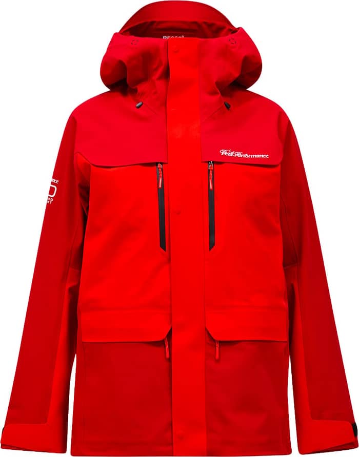 W 40Y R&D Long Gore-Tex Jacket The Alpine Racing Red