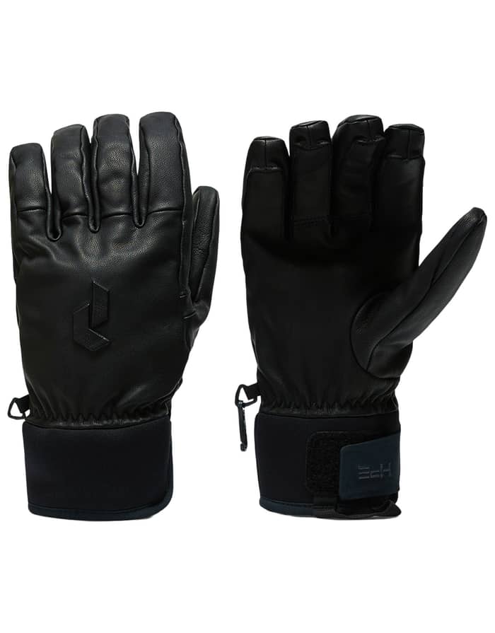 Leather Ski Glove Black