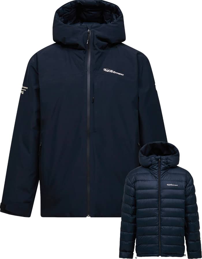 M 40Y Frost Reversible Down Jacket Black