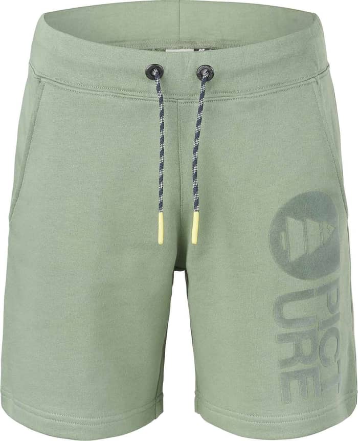 Basement Shorts Green Spray
