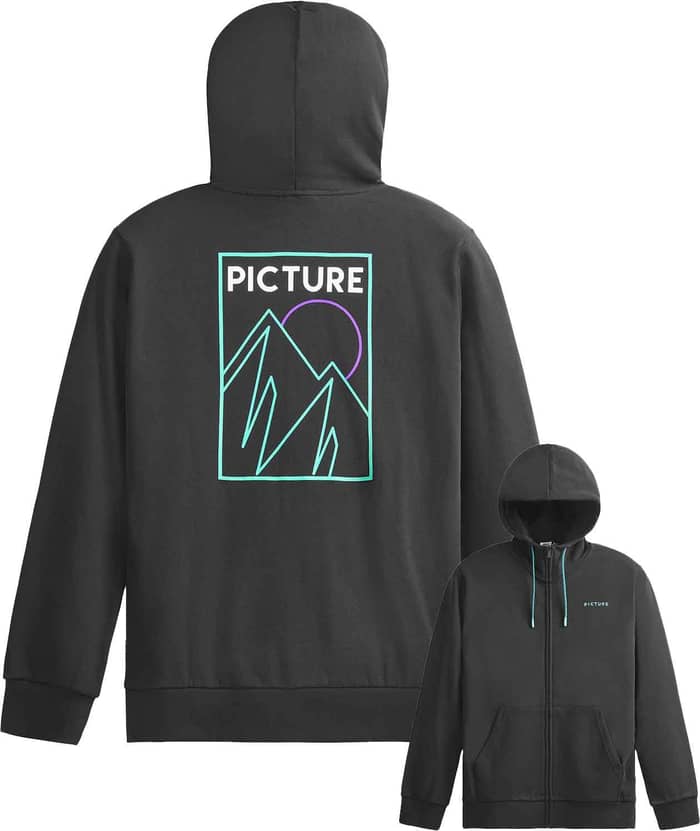 Kenoma Zip Hoodie Black