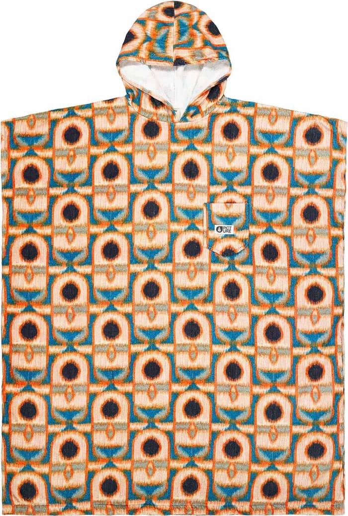 Landsom Poncho Tiki Print