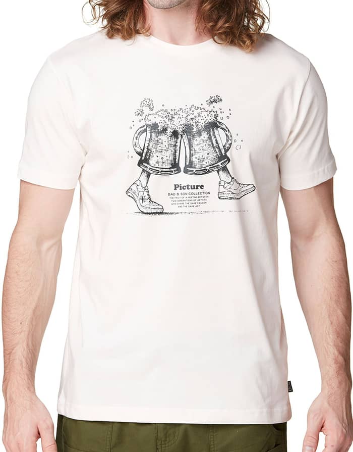 D&S Beerfoot Tee Natural White