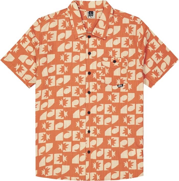 Mataikona Shirt Sunset Waves Print