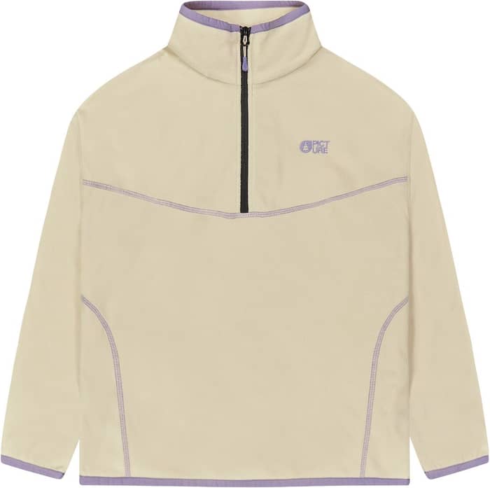 Inaria 1/4 Light Fleece W Wood Ash