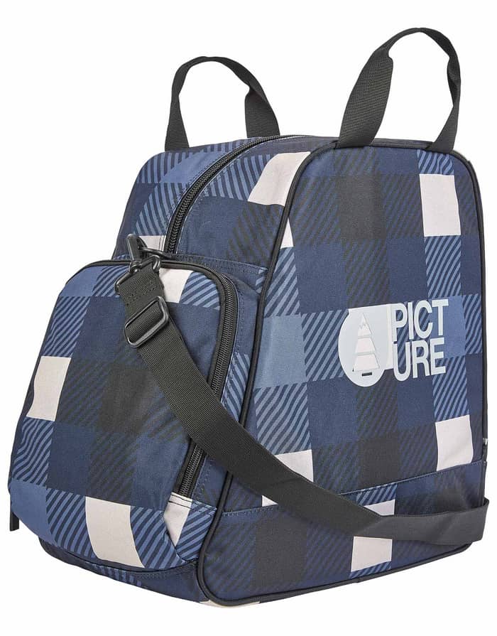 Shoes Bag Bluplaid Print