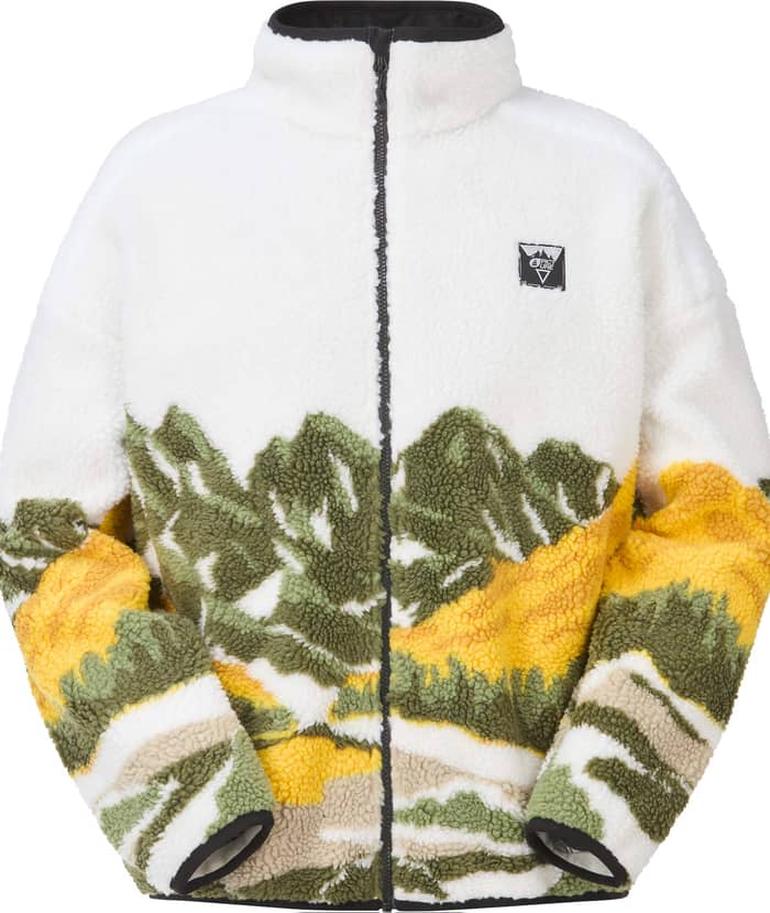 Hafdals Zip Fleece Grape Leaf