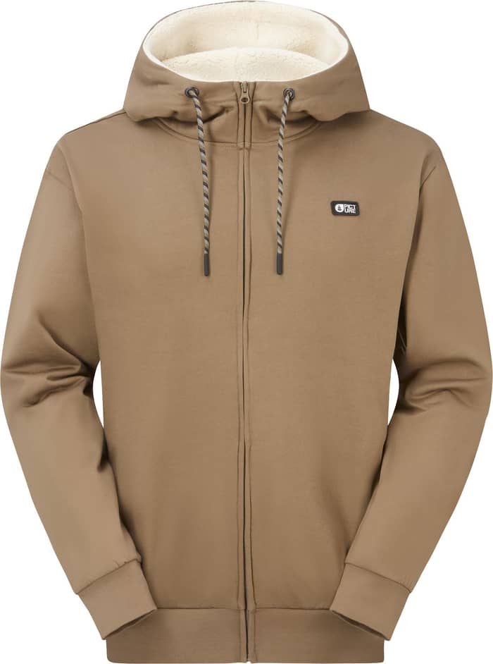Yinni Plush Zip Hoodie Shitake
