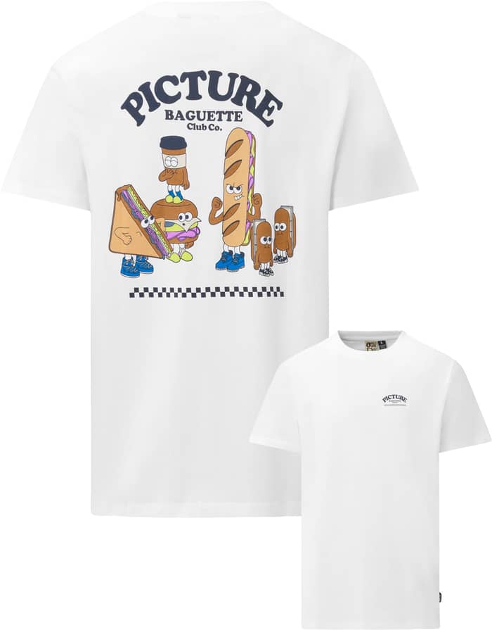 Baguette Club Tee White