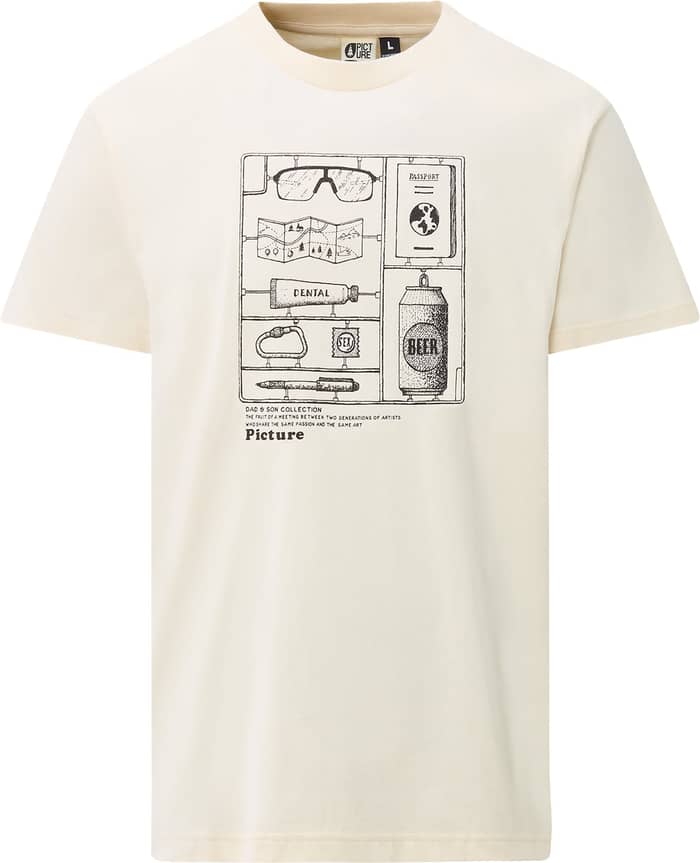D&S Ridingkit Tee Natural White
