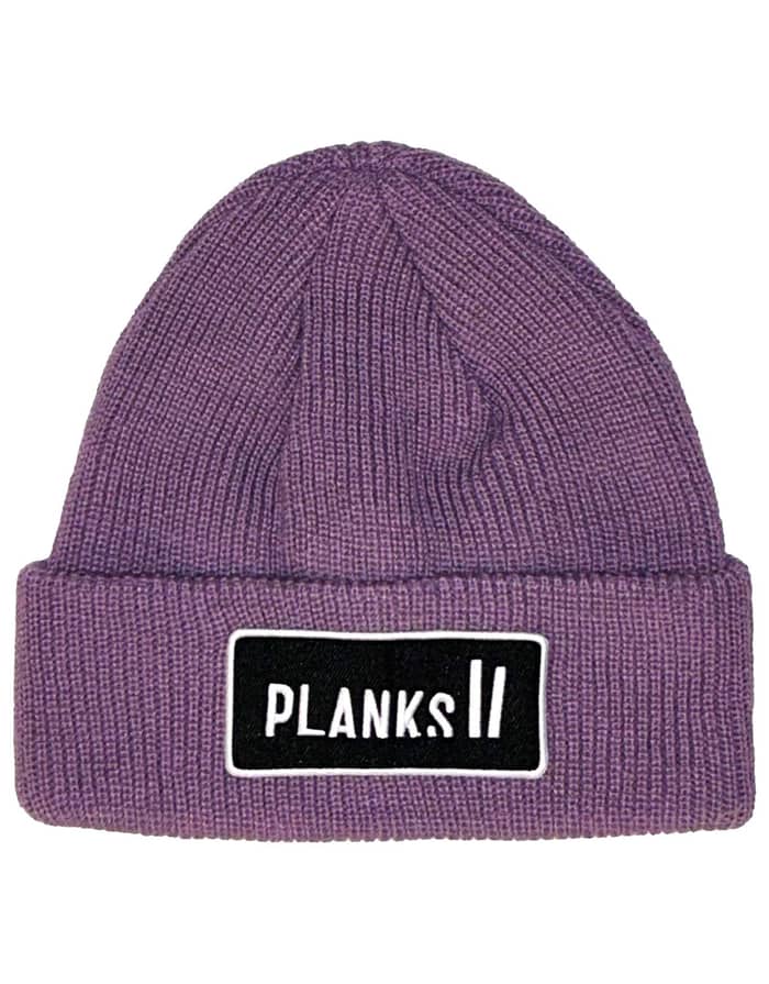 Badge Beanie Steep Purple
