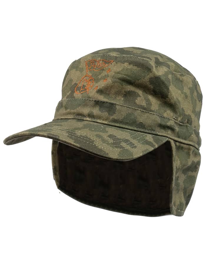 Bear Paw Sherpa Cap Furry Camo