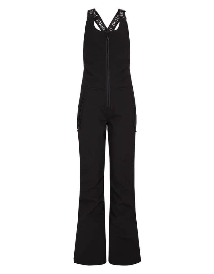 Char Jr Softshell Salopette True Black