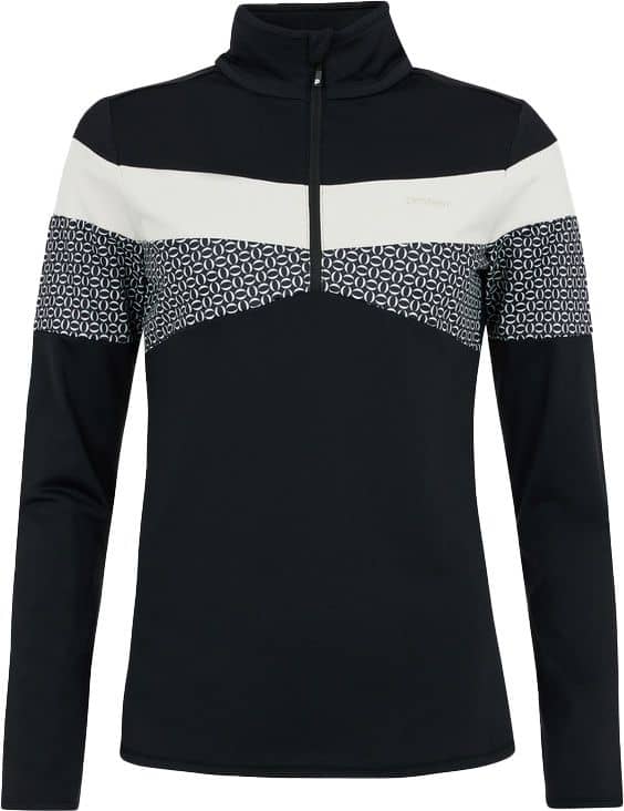 Prtabano 1/4 Zip Top True Black