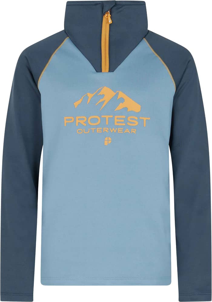 Prtraf Jr 1/4 Zip Active Top Steel Blue