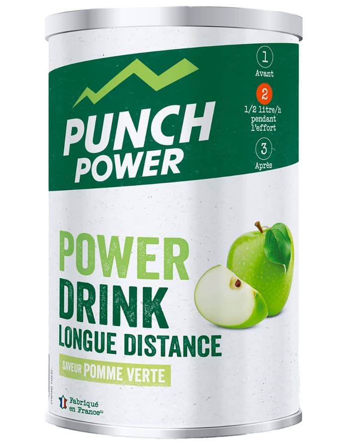 Power Drink Longue Distance Pomme Verte - Pot 500g