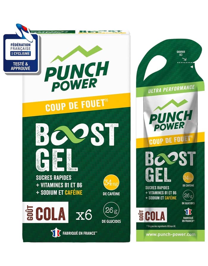 Boost Gel Coup de Fouet Caféine - Cola x6