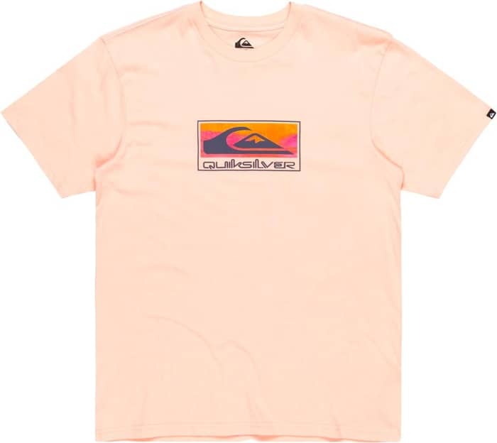 EV Gradient Box SS Tee Peach Parfait