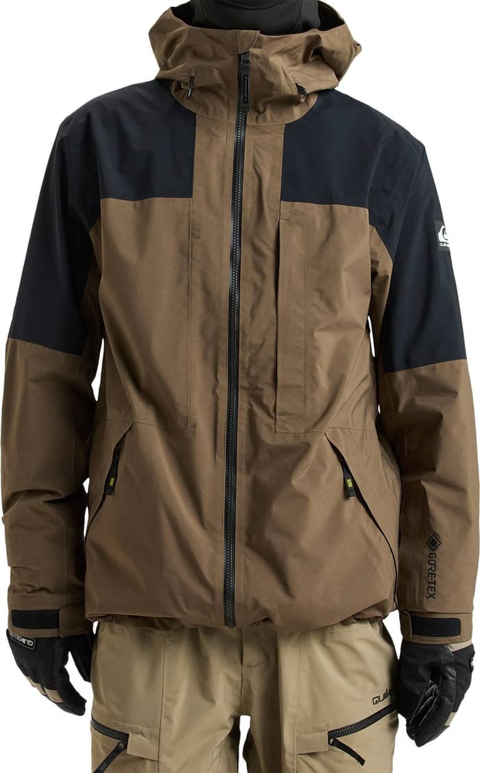Quiksilver Forever Stretch Gore-Tex Jacket Canteen Ski jackets