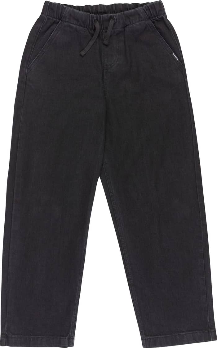 Taxer Baggy Denim Youth Pant Black
