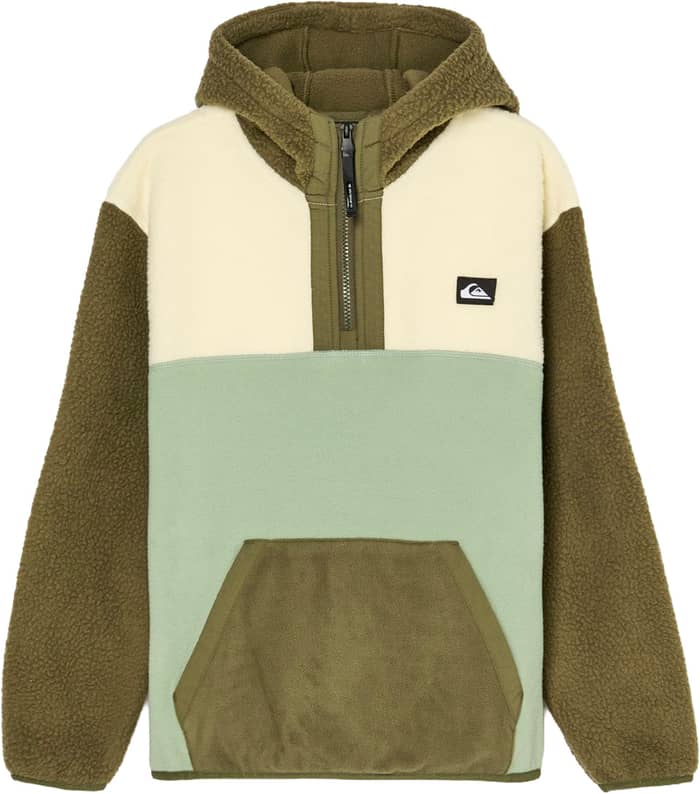 Ocean View Mix Sherpa Youth Fleece Grape Leaf