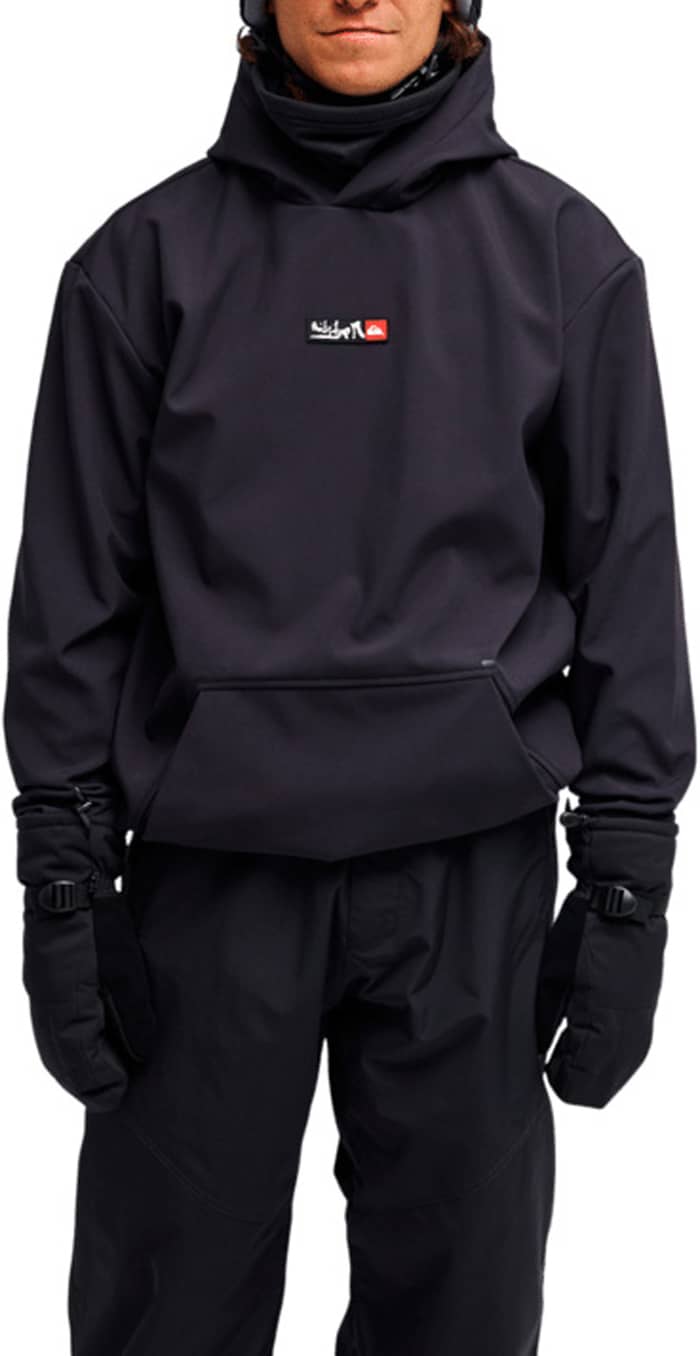 YG Hoodie Softshell Snow Jacket Black
