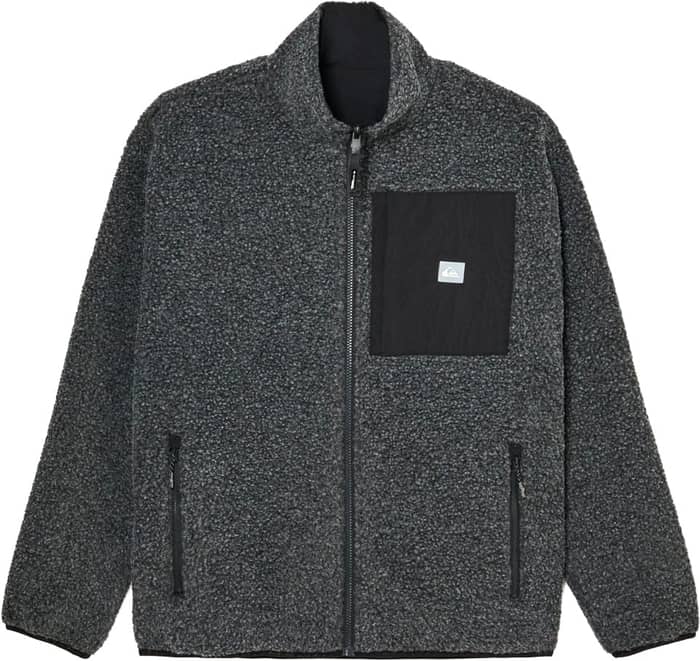 Urban Storm Reversible Full Zip Sherpa Black
