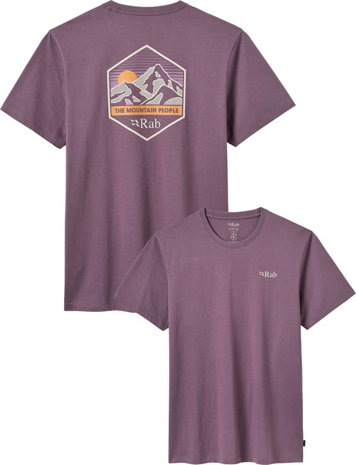 Stance Mountain Peak Tee Dark Iris