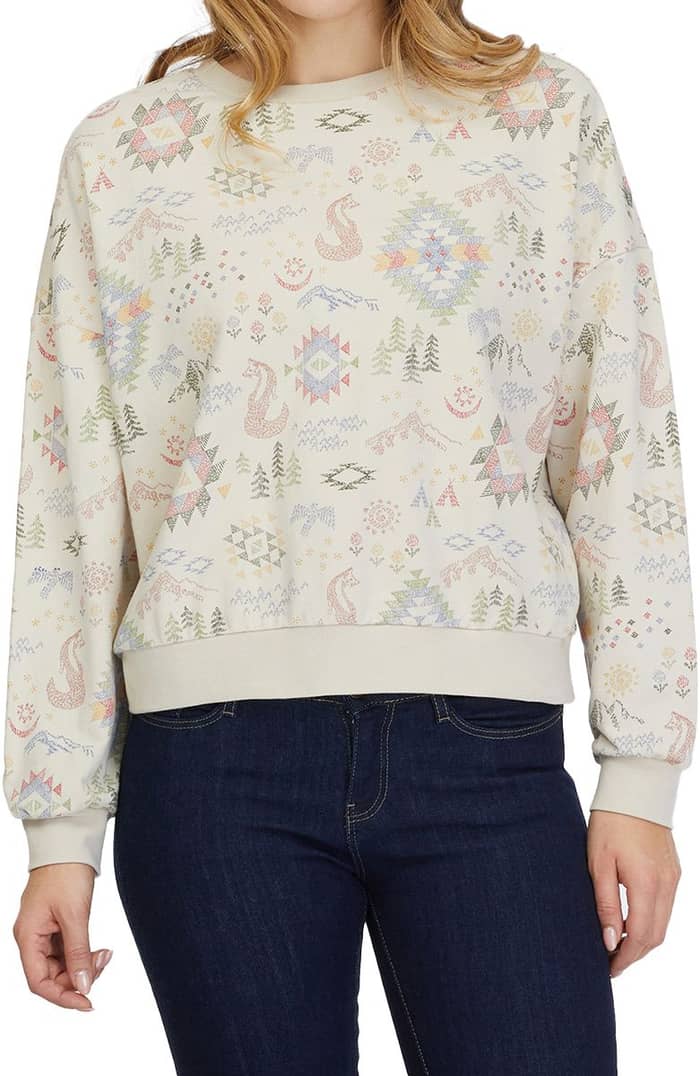 Lollita Print Gots Ecru