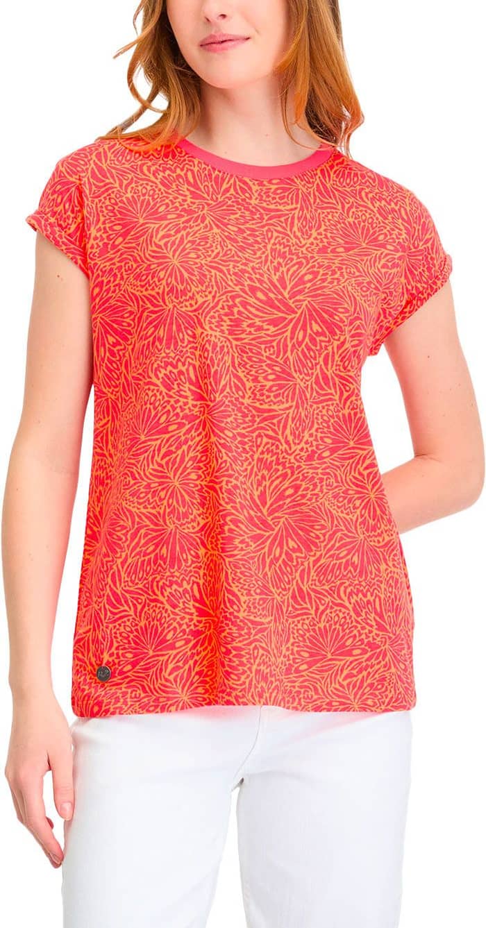 Diona Print Coral