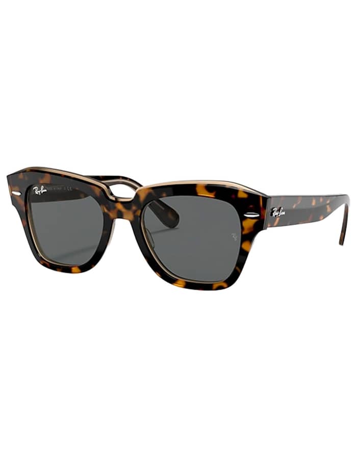 State Street Polished Havana On Transparent Brown Dark Grey