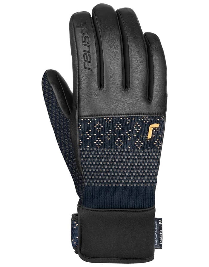 Reusch BEATRX R-TEX XT JUNOR - Junorské lyžařské rukavce - černá