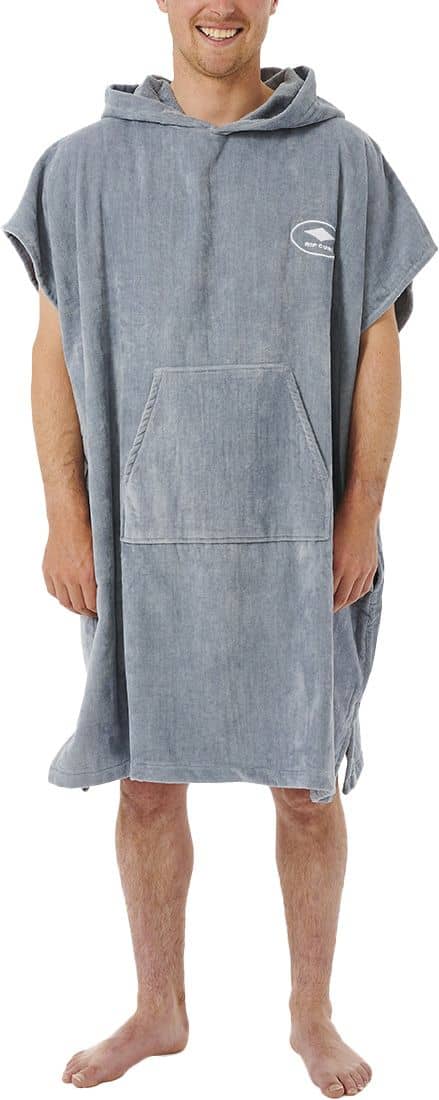 Logo Hooded Towel Blue