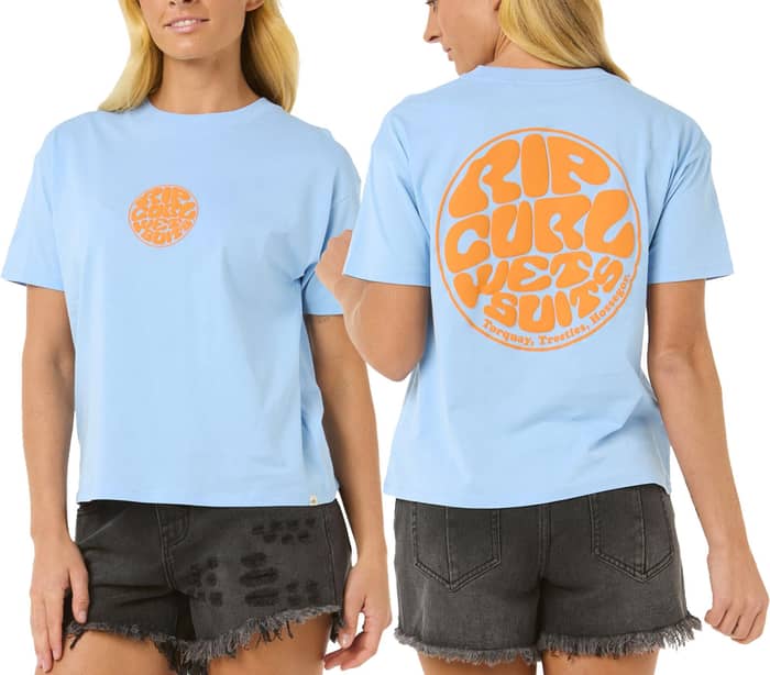 Icons Of Surf Relaxed Tee W Mid Blue/Orange