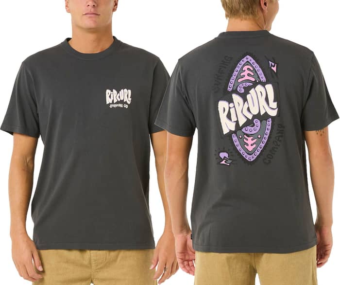 Shield Tee M Washed Black